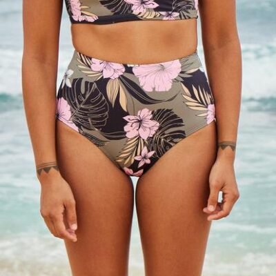 Roxy Pro The Up Surge High Waist Bikini Bottom Professional Swimwear Roxy Pro The Up Surge High Waist Bikini Bottom