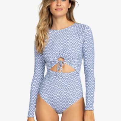 Roxy Amber Long Sleeve One Piece Swimsuit Professional Swimwear Roxy Amber Long Sleeve One Piece Swimsuit