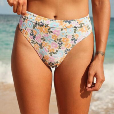 Roxy Salma Mid Waist Bikini Bottom