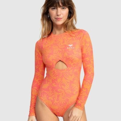 Roxy Suntrip Long Sleeve One Piece Swimsuit
