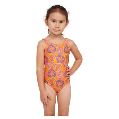 Zoggs Girl's Heartthrob Tots Scoopback One Piece Swimsuit