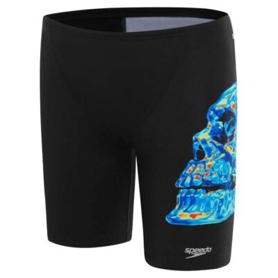 Speedo Boy's Skull V-Cut Jammer