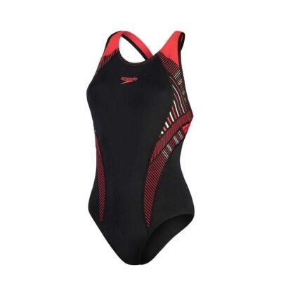 Speedo Placement Laneback Swimsuit Womens