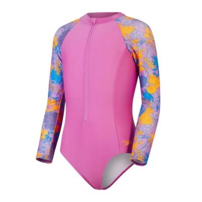 Speedo Girls Printed Longsleeve Paddlesuit