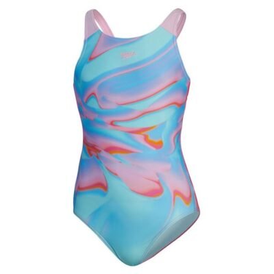 Speedo Printed Pulseback Girls