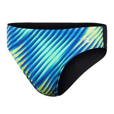 Speedo Allover Digital Vcut Brief Mens