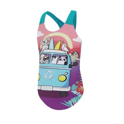 Speedo Toddler Girls Kombi Aquarium One Piece