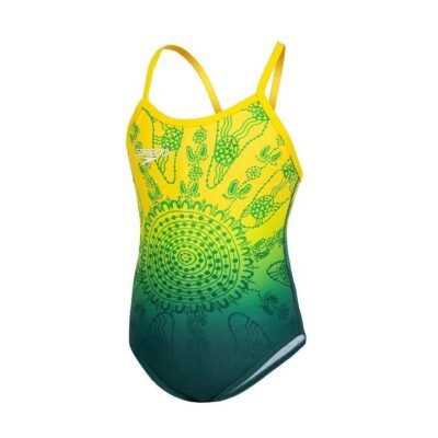 Speedo AUS Replica Printed 1 PC Girls