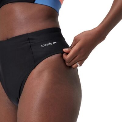 Speedo Solid Hi Waist Bottoms Womens
