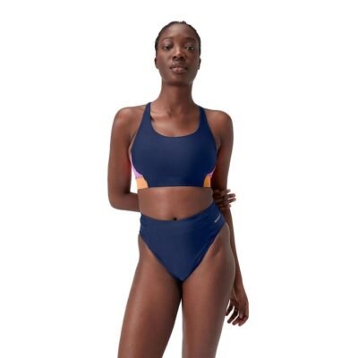 Speedo Colorblock Top Womens - M Cerulean Blue 10102024