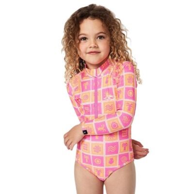 Rip Curl Sun UPF Long Sleeve Surf Suit Girls