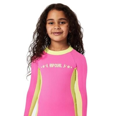 Rip Curl Sunkiss UPF Long Sleeve Back Zip Wetsuit Girls