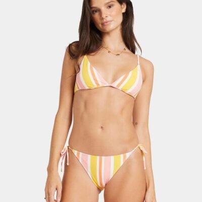 Roxy Bazaar Medium Coverage Bikini Top